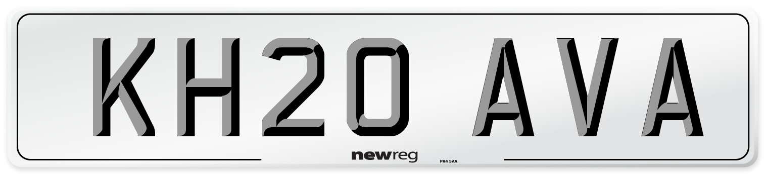 KH20 AVA Number Plate from New Reg